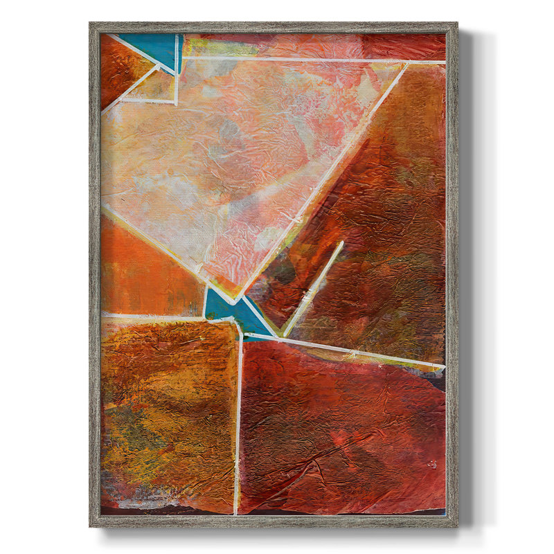 PrimaryConnectionVIII Framed Print - Solid Wood, 11" H x 9" W
