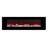 Kleber Wall Mounted Electric Fireplace with Bluetooth Speakers and 3 Colors LED Light-359434041