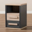 40.01cm W Manufactured Wood Bedside Table