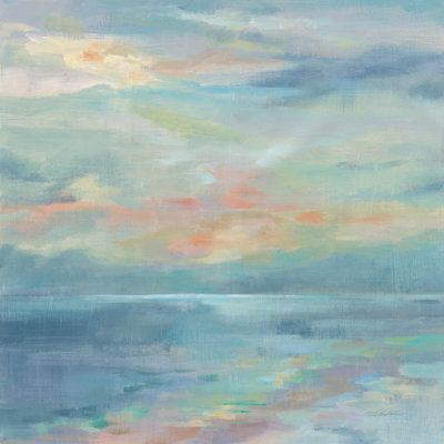 June Morning by the Sea 1 Piece Wrapped Canvas Painting