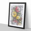 Sliced Citrus Fruits in Abstract - Picture Frame Graphic Art Print-55739622-55739627