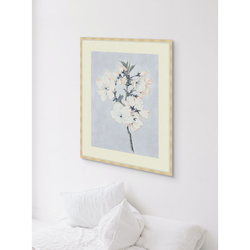 Delicate Flower Branch 1 Print, 28.75" H x 24.75" W