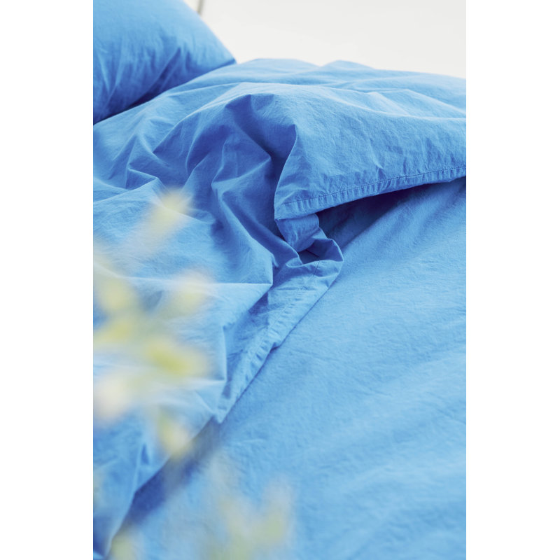 Designers Guild Loweswater Cobalt 300 Thread Count Bedset, Super King Bed (260 x 220 cm)