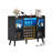 Brevan 53" Modern Bar Cabinet and Wine Bar Cabinet with Power Outlets & LED Lights-437609327
