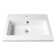 AGUA CANADA Leandro 15.75'' Gloss White Polymarble Rectangular Bathroom Sink with Overflow