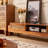 Modern Brown Solid Wood TV Stands
