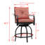 Ensemble bistro Adomale Square pour 4 personnes avec coussins-220511664