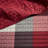 6 Piece Reversible Plaid Daybed Cover Set Red Daybed-1326727350