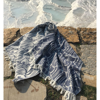 Serviette de plage 100% coton Aaizah