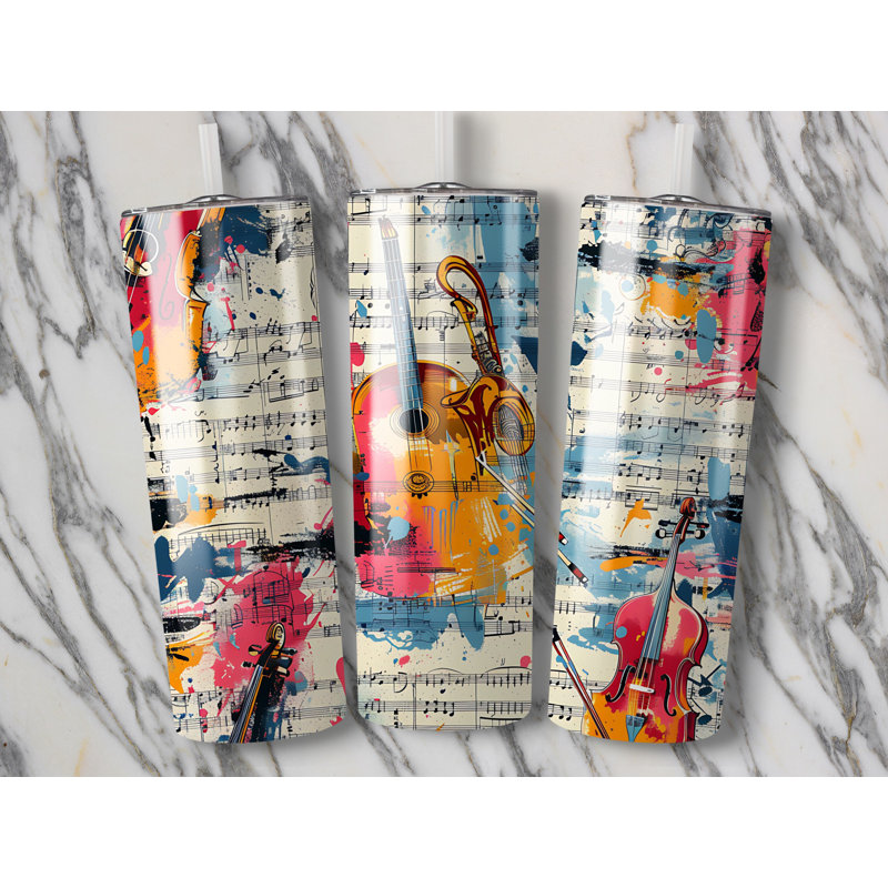 Choose Handmade Tumblers 591ml Vacuum Insulated Stainless Steel (18/8) Travel Tumbler with Straw