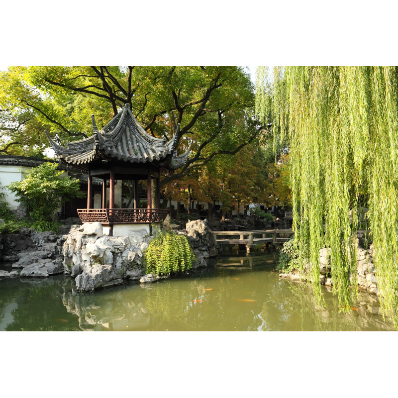 Yuyuan Garden In Shanghai, China by Typhoonski - Wrapped Canvas Print, 30cm H x 46cm W