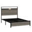 Base de lit plateforme avec tête de lit à DEL avec rangement et 2 USB, grand rangement sous le lit-1126723355