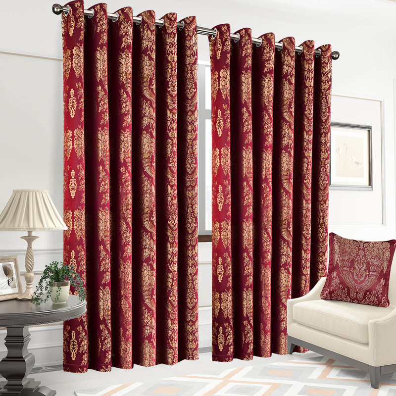 Gaunt Sheer Curtain Pair, Black, 220 x 274 cm