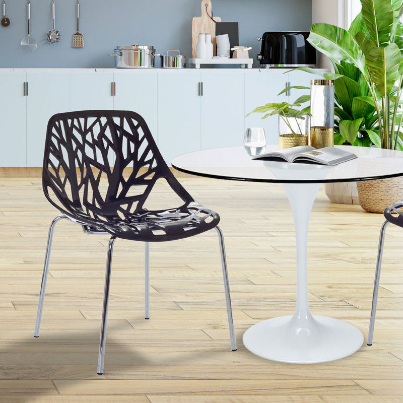 Chaise d'appoint Birds Nest, Noir