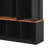 Hall Tree With 4 Hidden Hanging Hooks, Versatile Walnut Seating Bench With 8 Doors, Entryway Shoe Cabinet With Open Compartments-1953416170