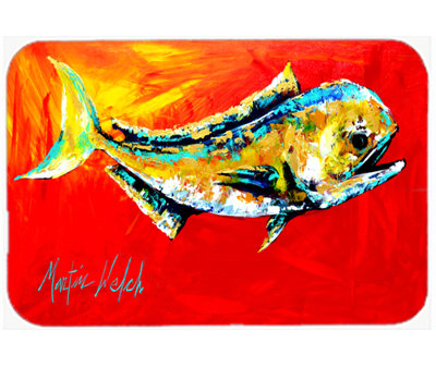 Planche à découper poisson en verre