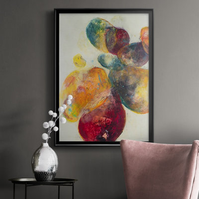 Earthy Fragments II, peinture sur papier encadrée