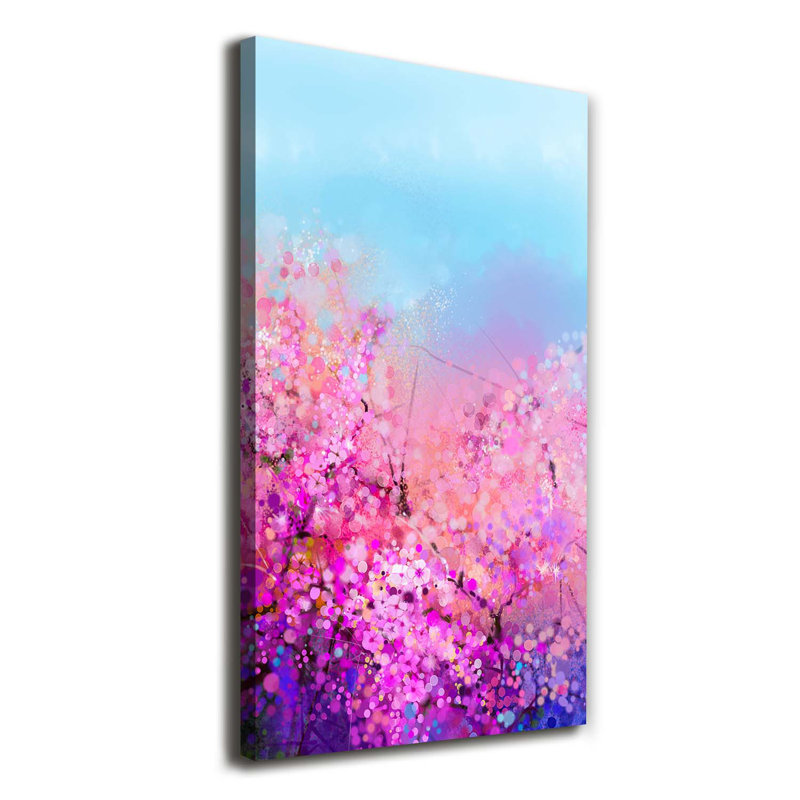 Cherry Blossoms - Wrapped Canvas Print