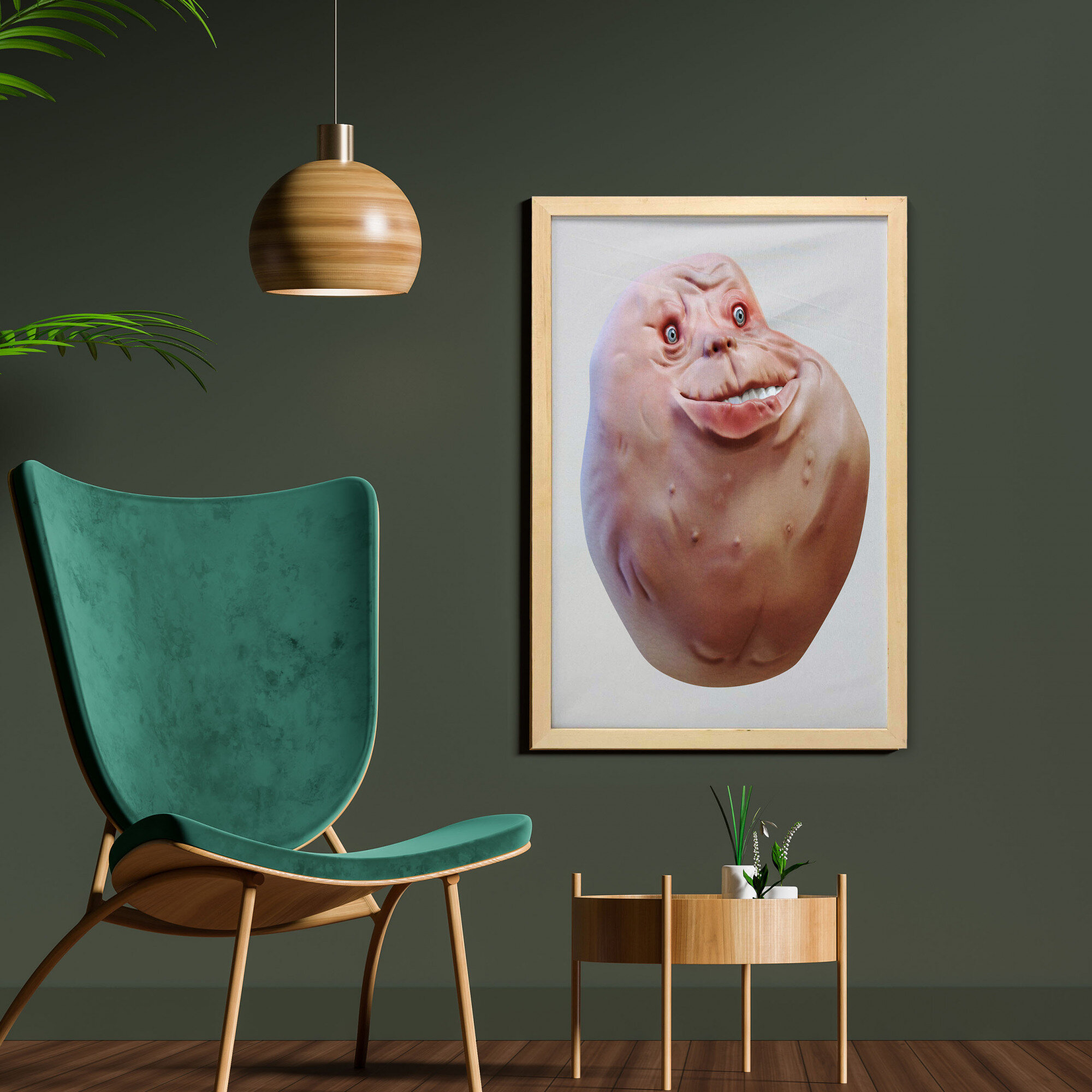 Anatomy Of A Blobfish | Funny Ugly Fish Meme | Poster