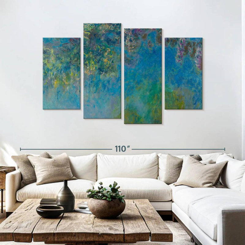 Avery Wisteria 1925, 54" H x 84" W