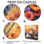 «Sunset Harvest Blooms - Assorted Bouquets», art mural-761928070-761928076-761928078