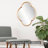 Colverdale Metal P-Shaped Mirror