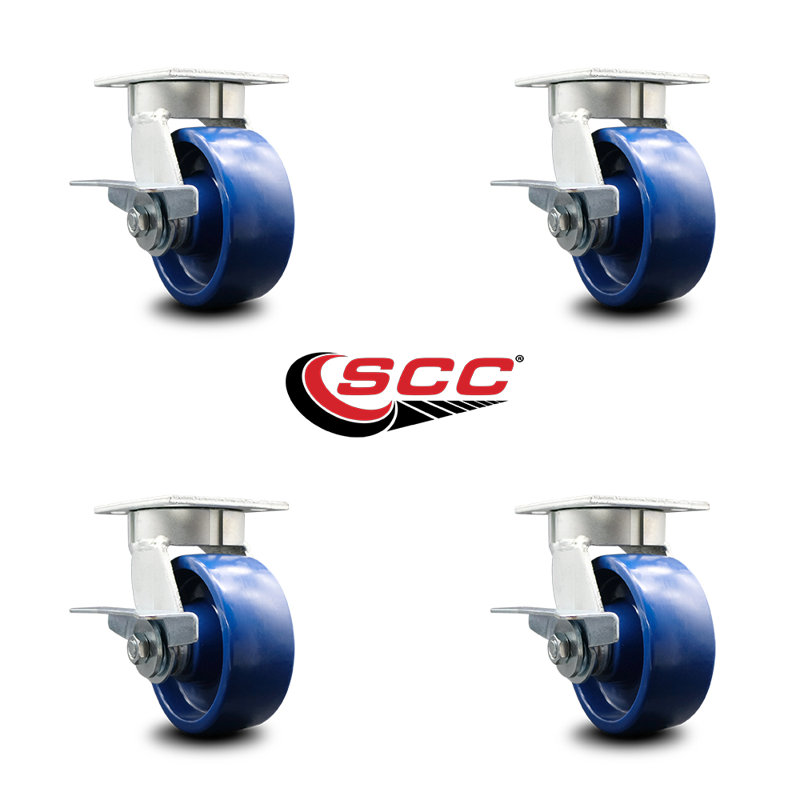 Kingpinle Swivel Caster Set with