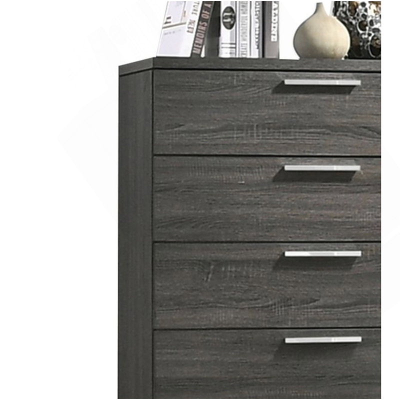Commode en chêne gris Lantha