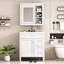 Ensemble de meuble-lavabo sur pied 30 "avec armoire à miroir-1766112597-1766112598