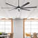 7 - Blade Modern Industrial Extra Large Ceiling Fan with Dimmable 3CCT LED Lights and Remote Control