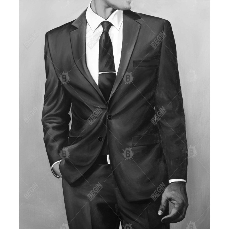 «Man in a Great costume - Fashion Beauty Canvas for Home Decor»