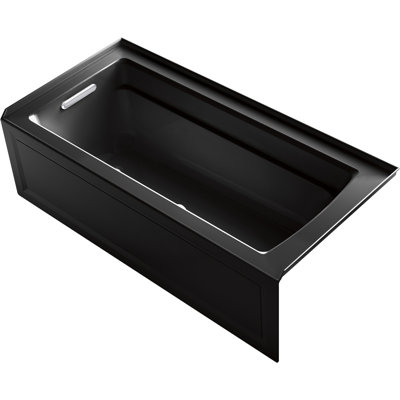 ArcherÂ® 66"" X 32"" Integral Apron Heated Bubblemassageâ¢ Air Bath with Left-Hand Drain -  Kohler, K-1949-GHLA-7