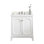Queen 30" Sink Carrara Quartz Countertop Bath Vanity with Faucet