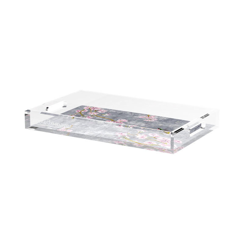 Plateau décoratif Blossom Fantasia, L 17 po x l 10,5 po x H 2 po