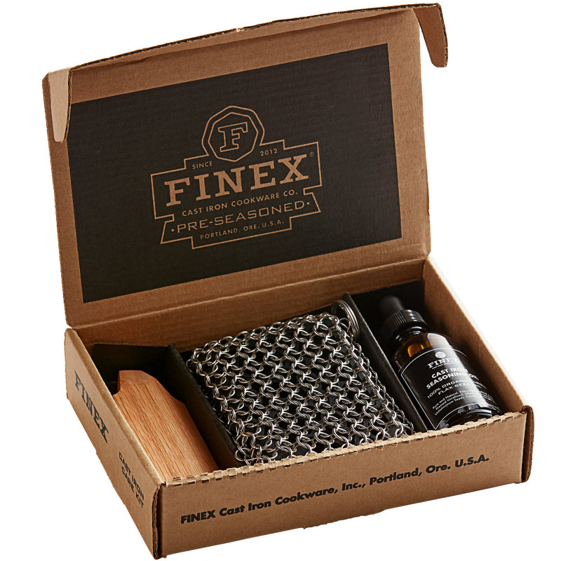 3 Piece Cast Iron Care Kit