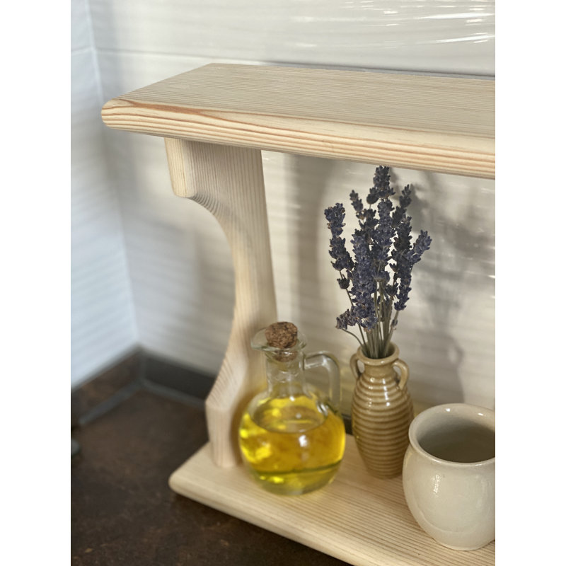 Freestanding Wood Spice Rack