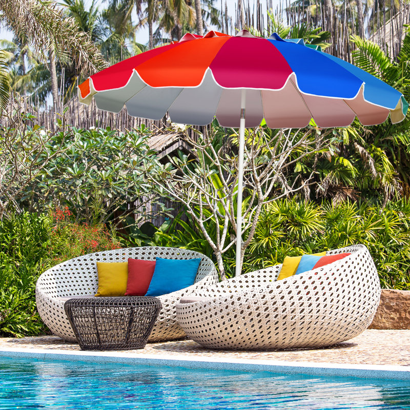 Parasol de plage 86,5 po