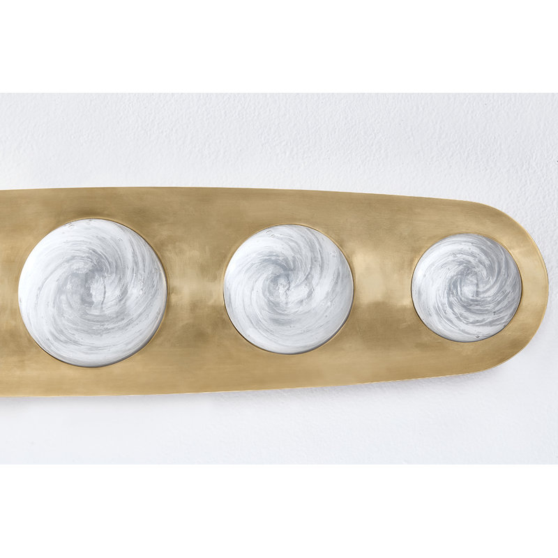 Bezel Integrated LED Wall Sconce by Noz Nozawa for Corbett Lighting, 30.5" H x 7" W x 2.5" D