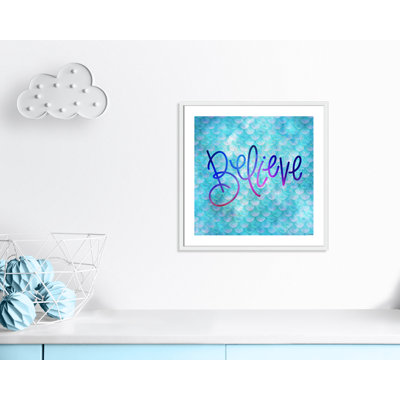 Décoration murale croire pour enfants