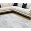 Tapis gris abstrait tissé à la main-1958423928
