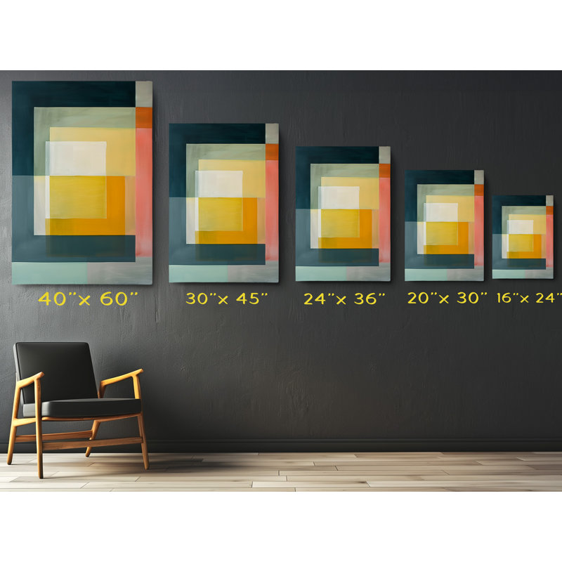 «Modern Minimalist», reproduction d'art sur toile, H 36 po x l 24 po