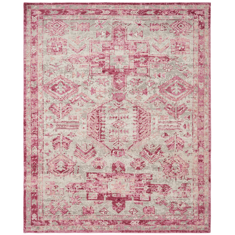 Malgadey Wool Oriental Area Rug, Rectangle 8' x 10'