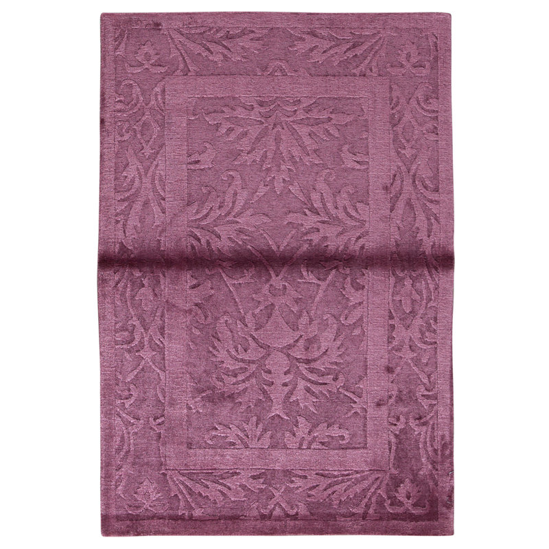 Tapis prune de haute qualité noué à la main