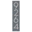 Floating Modern 3" Number Vertical Address Plaque (4 Digits)-435911550-435911256-435907216