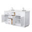 Ensemble de meuble-lavabo double 66 po Beckett-132484167-132484168-134309758