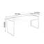 Bureau rectangulaire Simple Light Luxury-1204931861