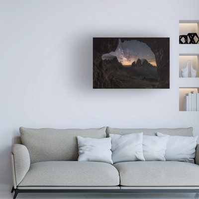 Bolog David Martin Castan Surfer Towering Waves Canvas Art
