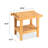 21" W Solid Teak Shower Bench
