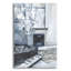  «Piano Blues 3» par Allayn Stevens, art mural en verre acrylique, 12 po x 16 po