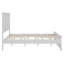 Structure de lit en bois massif Coastal Farmhouse, blanc antique-2079668227
